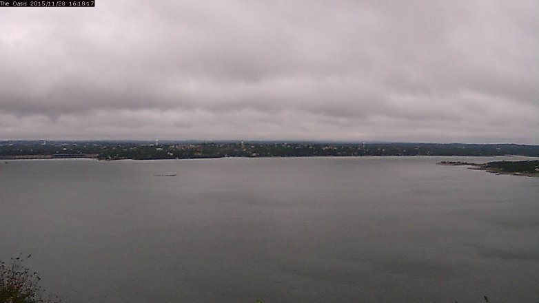 Lake Travis webcam, November 28, 2015 3:25 PM CT