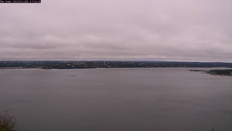 Lake Travis webcam, November 28, 2015 4:20 PM CT