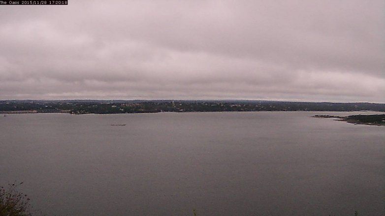 Lake Travis webcam, November 28, 2015 4:25 PM CT
