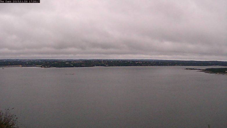 Lake Travis webcam, November 28, 2015 4:35 PM CT