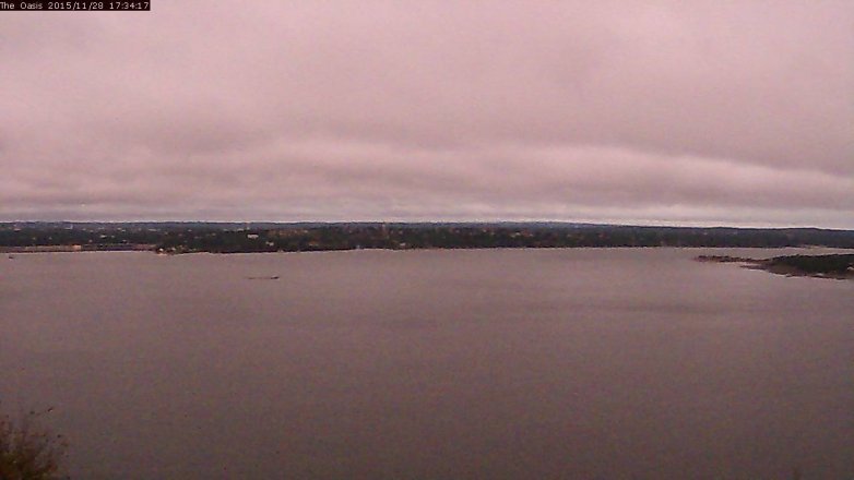 Lake Travis webcam, November 28, 2015 4:40 PM CT