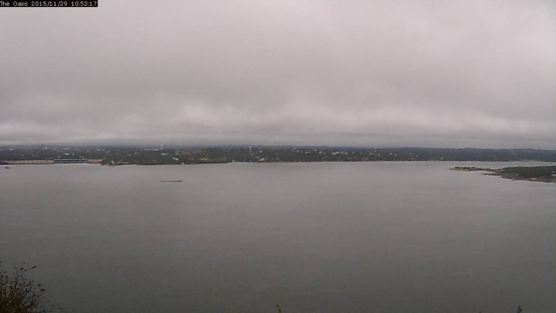 Lake Travis webcam, November 29, 2015 10:00 AM CT