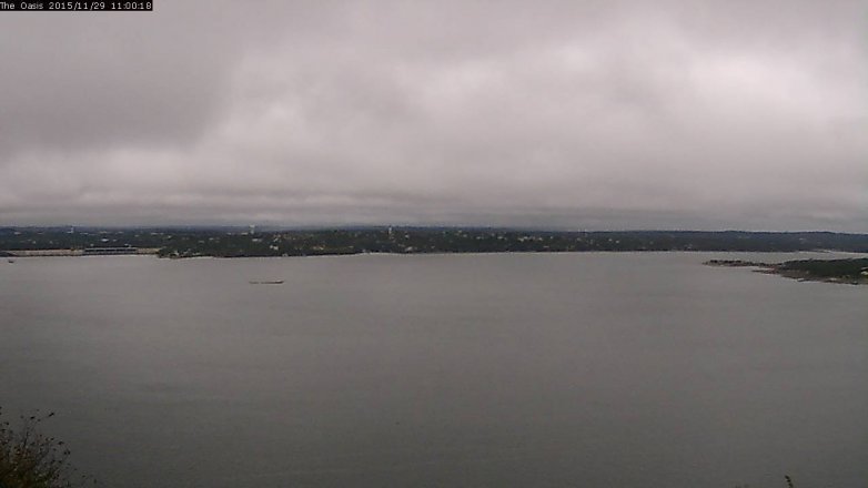 Lake Travis webcam, November 29, 2015 10:05 AM CT