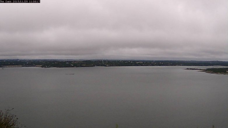 Lake Travis webcam, November 29, 2015 10:15 AM CT