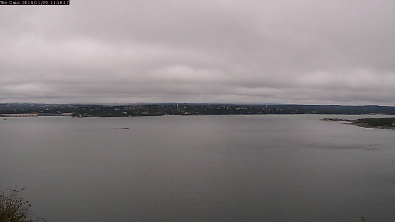 Lake Travis webcam, November 29, 2015 10:25 AM CT