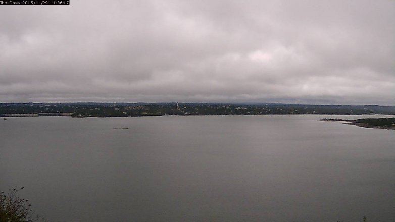 Lake Travis webcam, November 29, 2015 10:45 AM CT