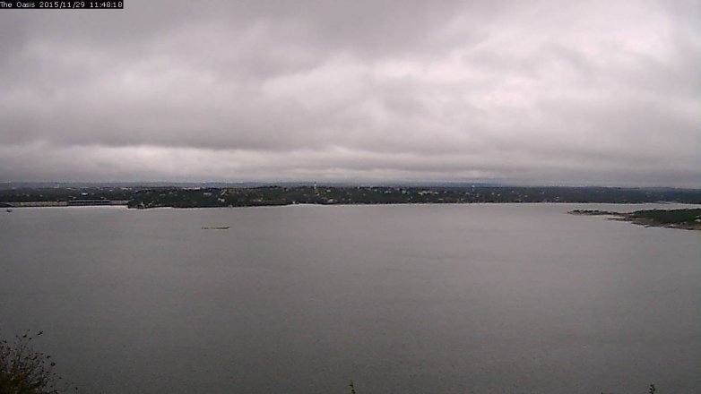 Lake Travis webcam, November 29, 2015 10:55 AM CT