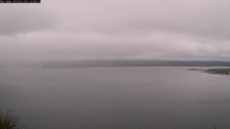 Lake Travis webcam, November 29, 2015 11:10 AM CT