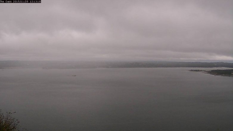 Lake Travis webcam, November 29, 2015 11:20 AM CT