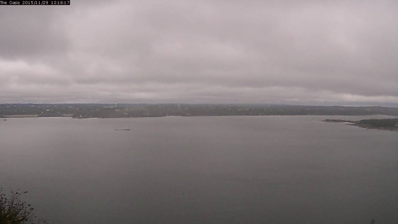 Lake Travis webcam, November 29, 2015 11:25 AM CT