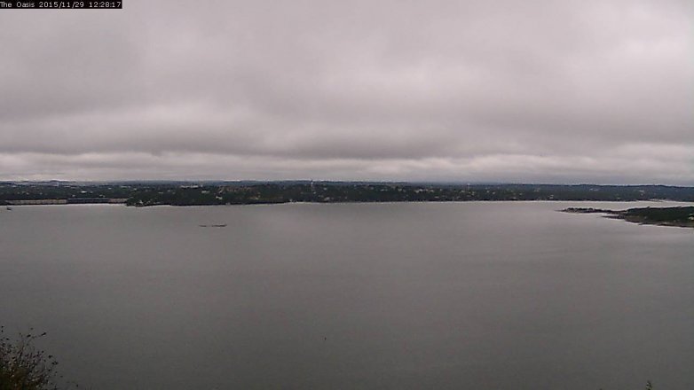 Lake Travis webcam, November 29, 2015 11:35 AM CT