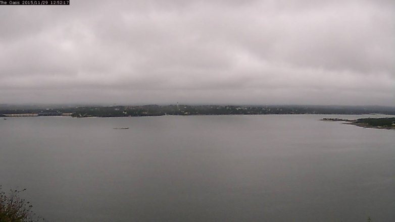 Lake Travis webcam, November 29, 2015 12:00 PM CT