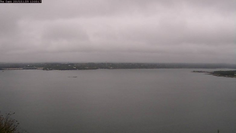 Lake Travis webcam, November 29, 2015 12:10 PM CT