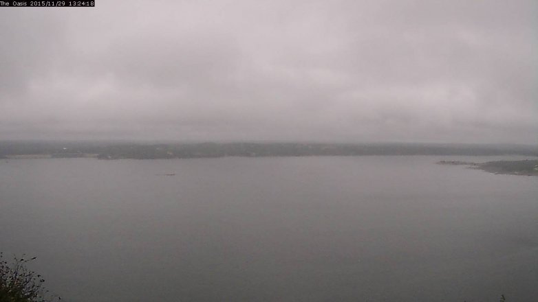 Lake Travis webcam, November 29, 2015 12:30 PM CT