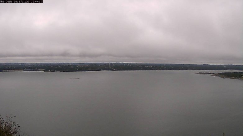 Lake Travis webcam, November 29, 2015 12:50 PM CT