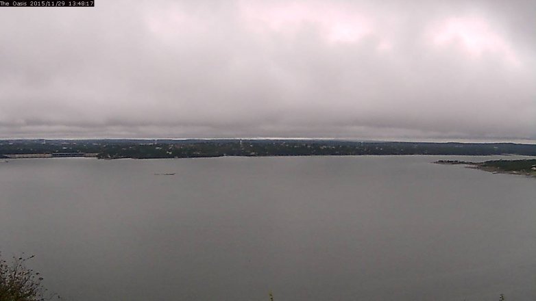 Lake Travis webcam, November 29, 2015 12:55 PM CT