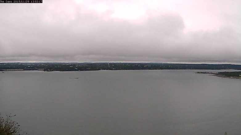 Lake Travis webcam, November 29, 2015 1:00 PM CT