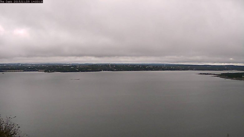 Lake Travis webcam, November 29, 2015 1:05 PM CT