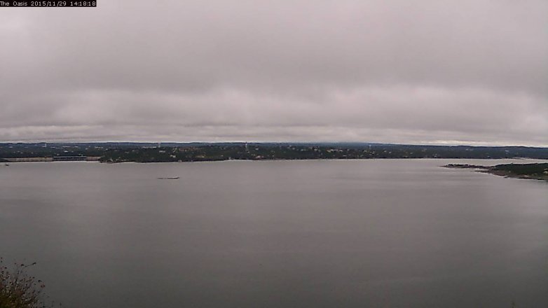 Lake Travis webcam, November 29, 2015 1:25 PM CT