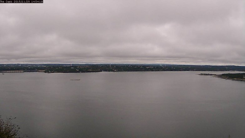 Lake Travis webcam, November 29, 2015 2:00 PM CT