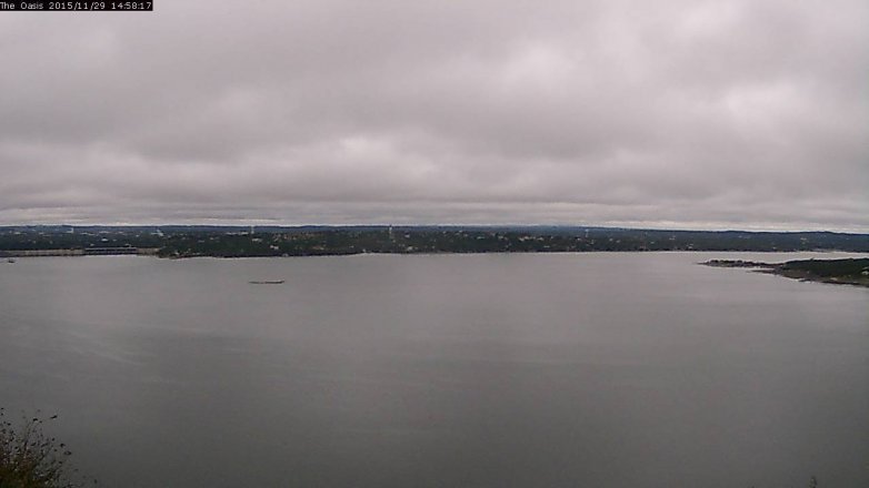 Lake Travis webcam, November 29, 2015 2:05 PM CT