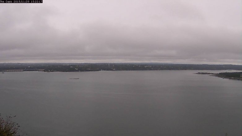 Lake Travis webcam, November 29, 2015 2:30 PM CT