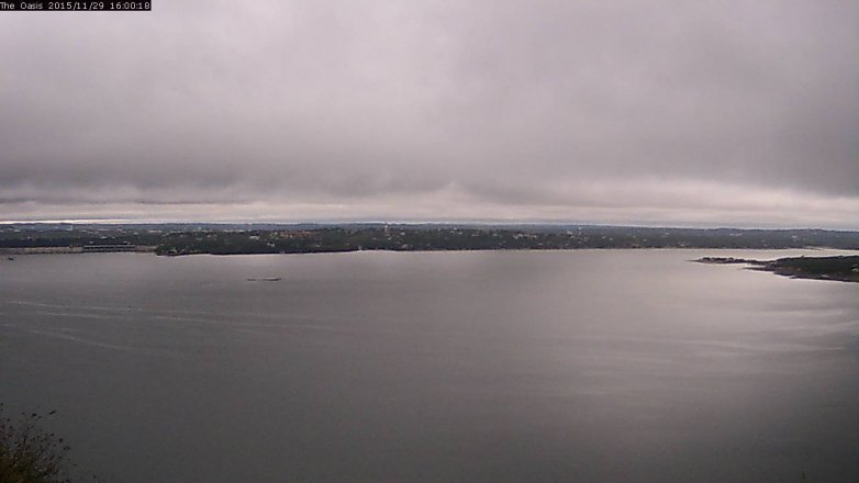 Lake Travis webcam, November 29, 2015 3:10 PM CT