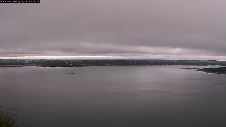 Lake Travis webcam, November 29, 2015 3:15 PM CT