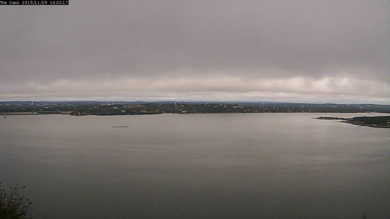 Lake Travis webcam, November 29, 2015 3:30 PM CT