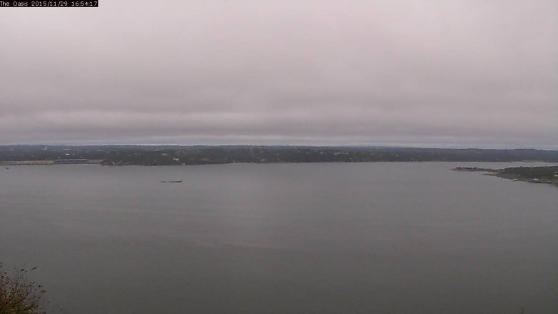 Lake Travis webcam, November 29, 2015 4:00 PM CT
