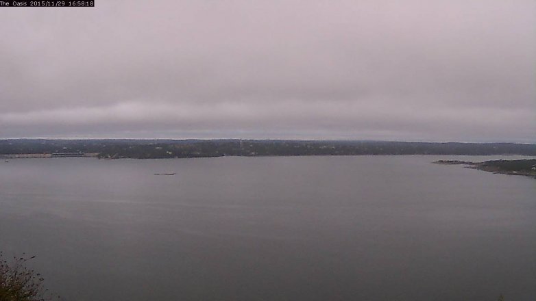 Lake Travis webcam, November 29, 2015 4:05 PM CT