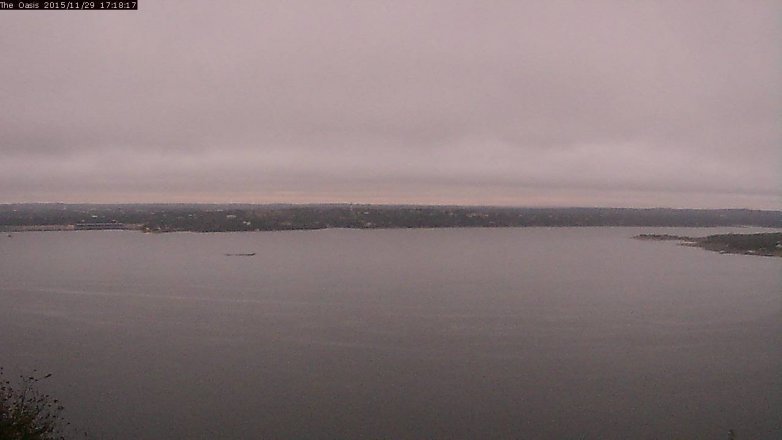 Lake Travis webcam, November 29, 2015 4:25 PM CT