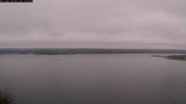 Lake Travis webcam, November 29, 2015 4:30 PM CT