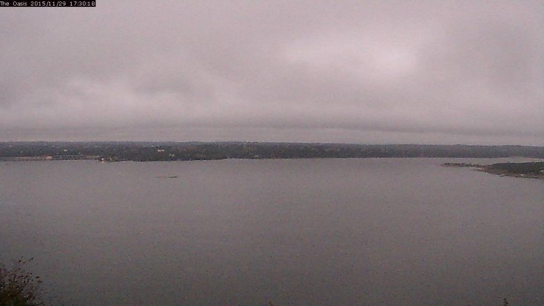 Lake Travis webcam, November 29, 2015 4:35 PM CT
