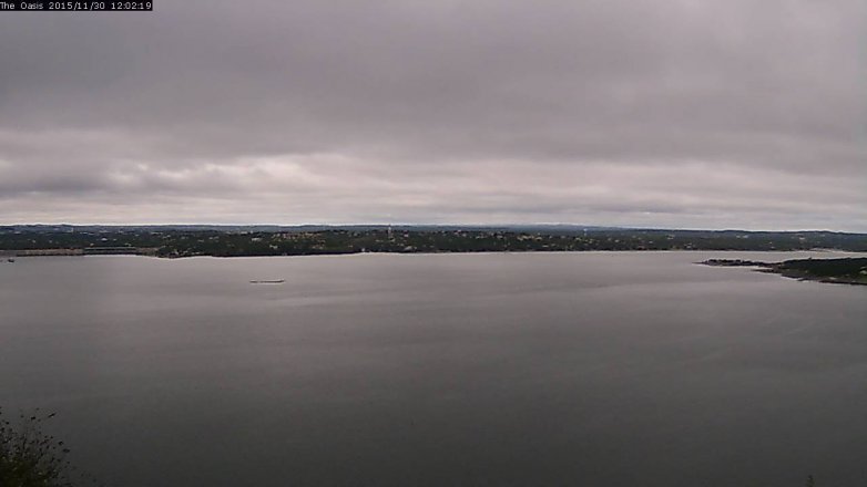 Lake Travis webcam, November 30, 2015 11:10 AM CT