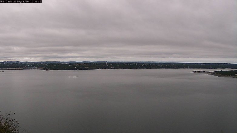 Lake Travis webcam, November 30, 2015 11:45 AM CT