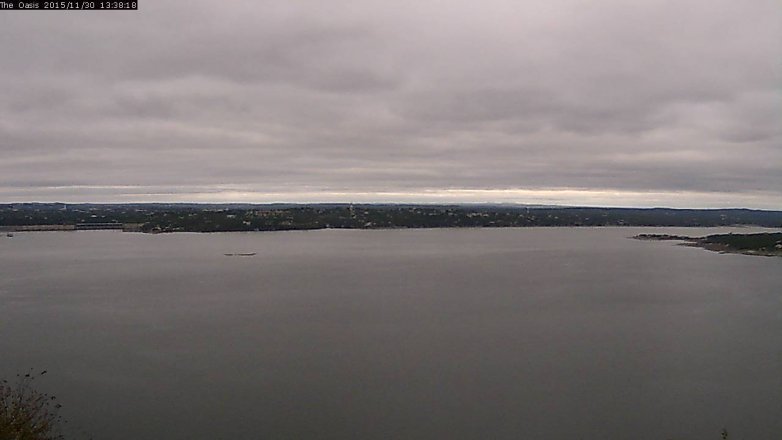 Lake Travis webcam, November 30, 2015 12:45 PM CT