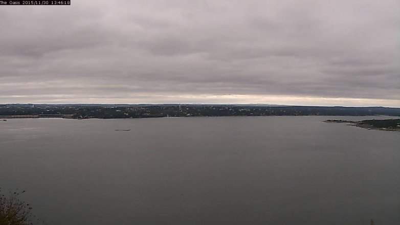 Lake Travis webcam, November 30, 2015 12:55 PM CT