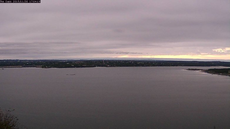 Lake Travis webcam, November 30, 2015 4:10 PM CT