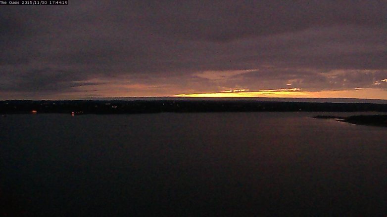 Lake Travis webcam, November 30, 2015 4:50 PM CT