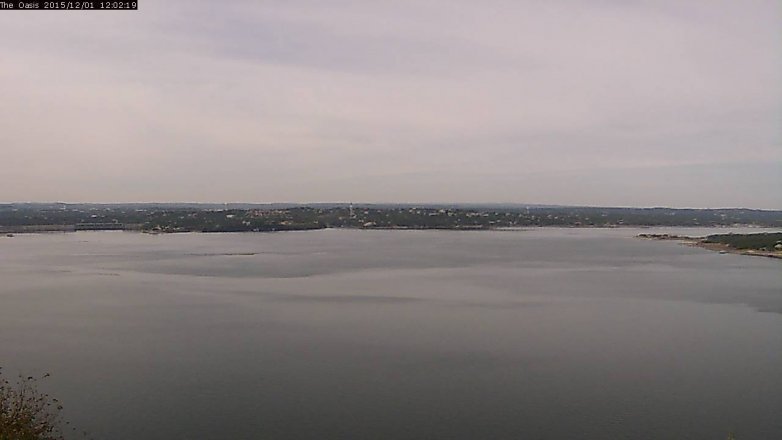 Lake Travis webcam, December 1, 2015 11:10 AM CT