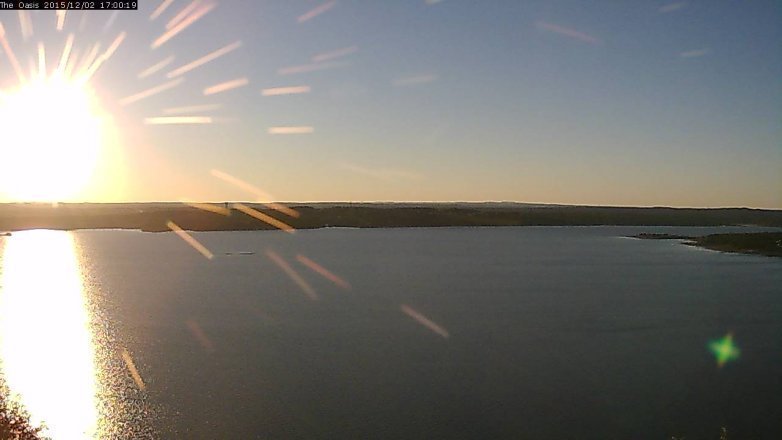 Lake Travis webcam, December 2, 2015 4:05 PM CT