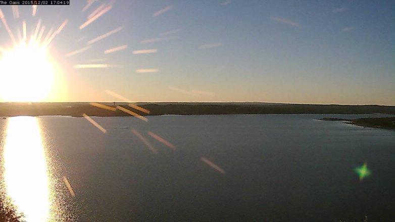 Lake Travis webcam, December 2, 2015 4:10 PM CT