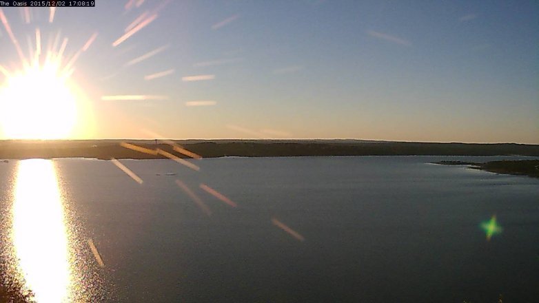 Lake Travis webcam, December 2, 2015 4:15 PM CT