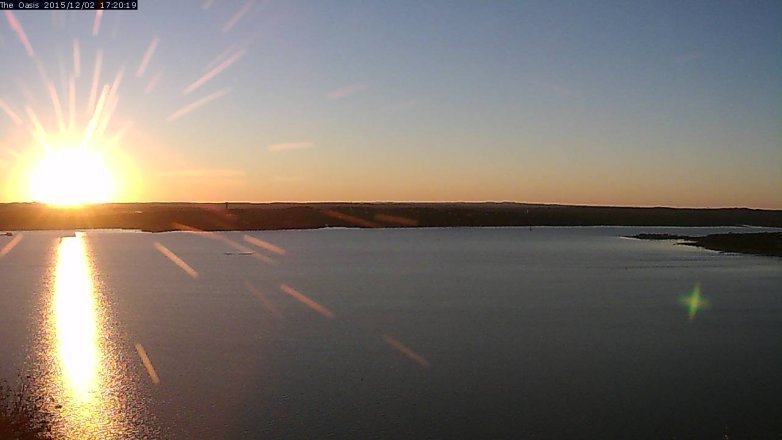 Lake Travis webcam, December 2, 2015 4:25 PM CT