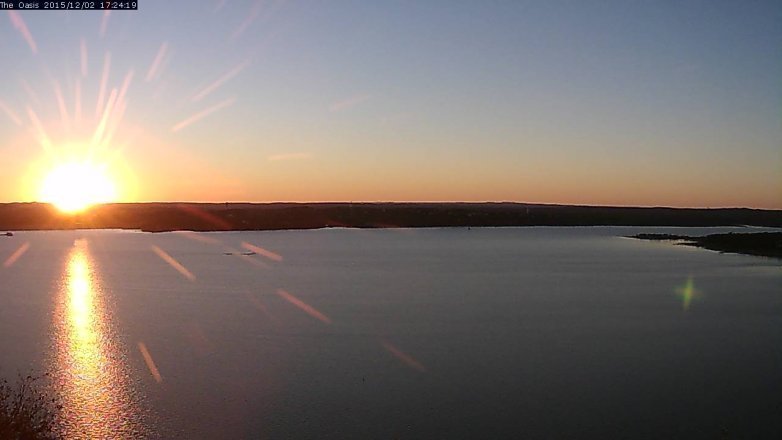 Lake Travis webcam, December 2, 2015 4:30 PM CT