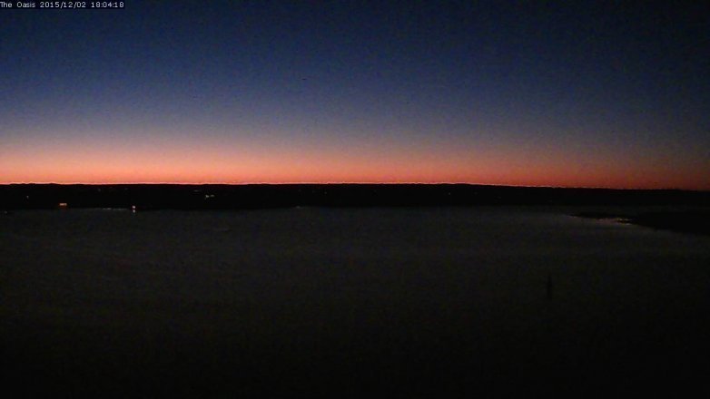Lake Travis webcam, December 2, 2015 5:10 PM CT