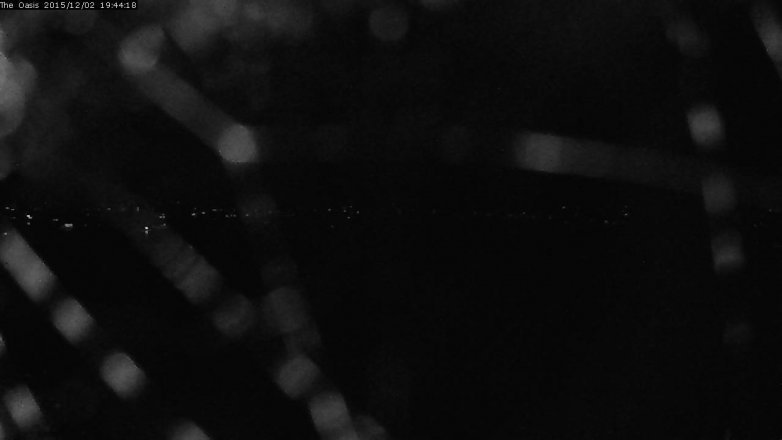 Lake Travis webcam, December 2, 2015 6:50 PM CT