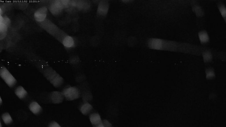 Lake Travis webcam, December 2, 2015 9:25 PM CT