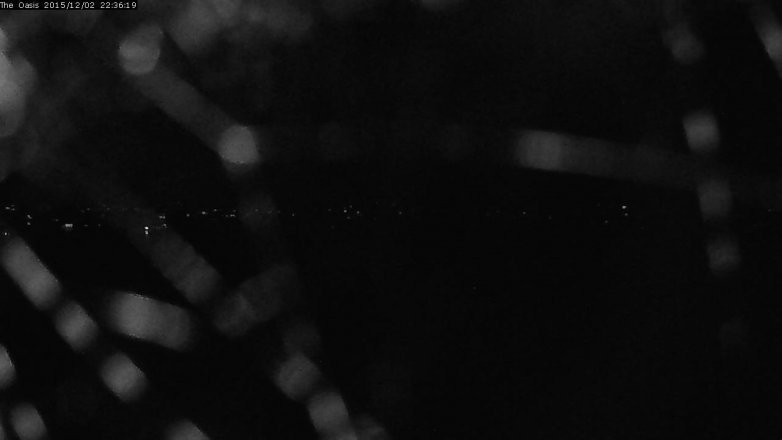Lake Travis webcam, December 2, 2015 9:45 PM CT